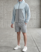 Active Colour Block Short in Blue