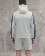 Active Colour Block Jacket in Beige