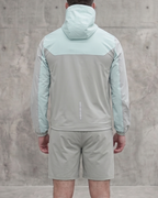 Active Colour Block Jacket in Blue