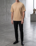 300GSM Heavy-Duty T-Shirt in Beige