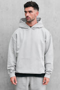 Sustainable Loopback Organic Cotton Hoodie - Grey
