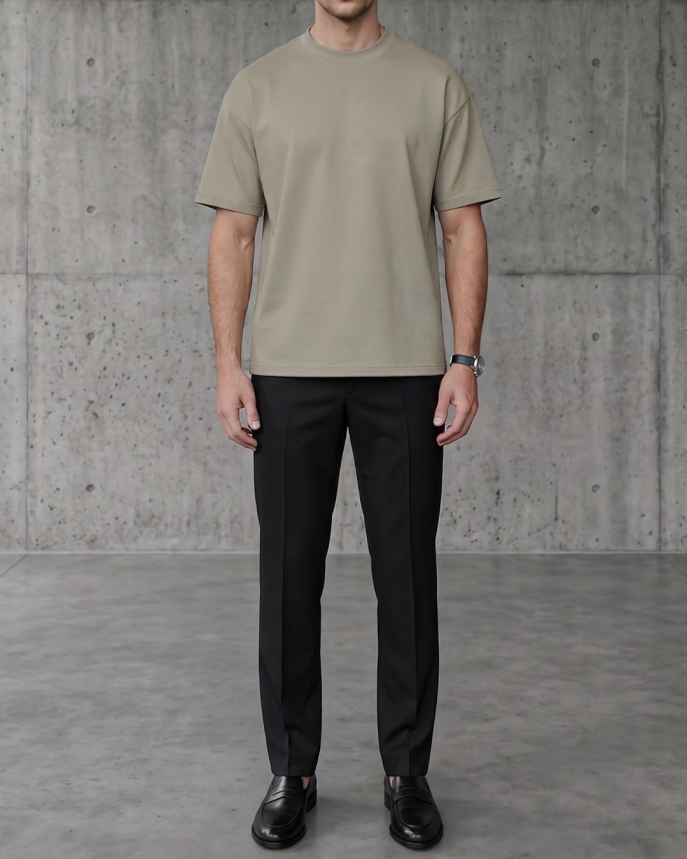 300GSM Heavy-Duty T-Shirt in Olive