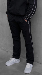 Premium Lined Nylon Bottoms in Black