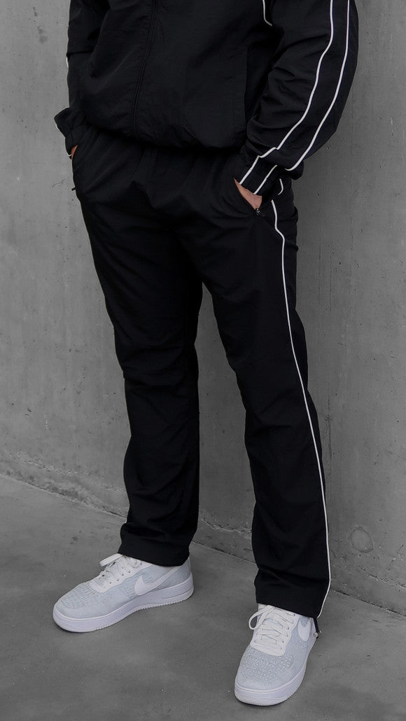 Premium Lined Nylon Bottoms in Black